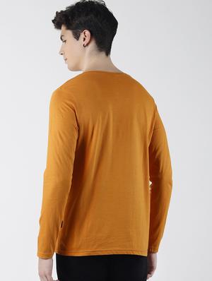 yellow solid t-shirt - 16654609 - Standard Image - 3