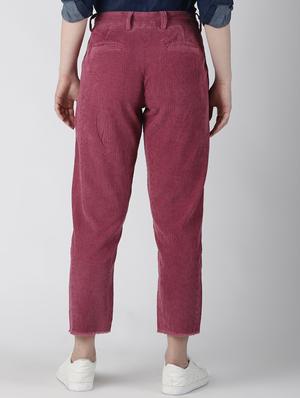 high rise solid trouser - 16654637 - Standard Image - 3