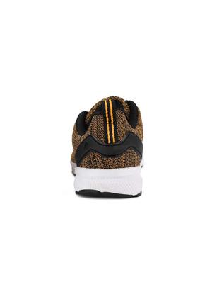 orange fabric lace up sport shoes - 16655112 - Standard Image - 3