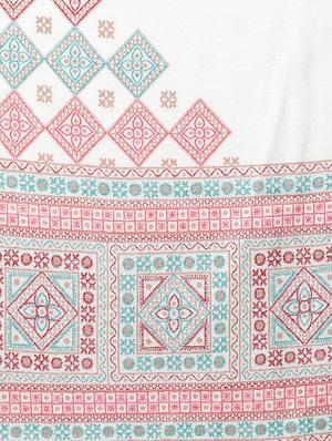 white wool blend stole - 16656584 - Standard Image - 3