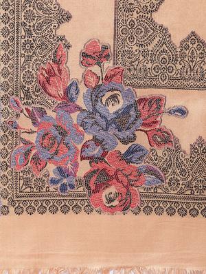 printed woolen shawl - 16656607 - Standard Image - 3