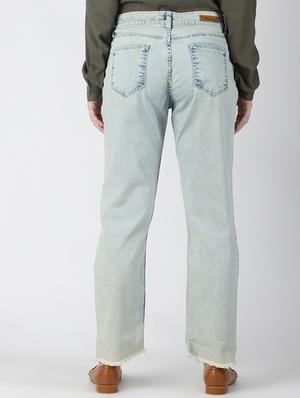 high rise distressed jeans - 16656734 - Standard Image - 3