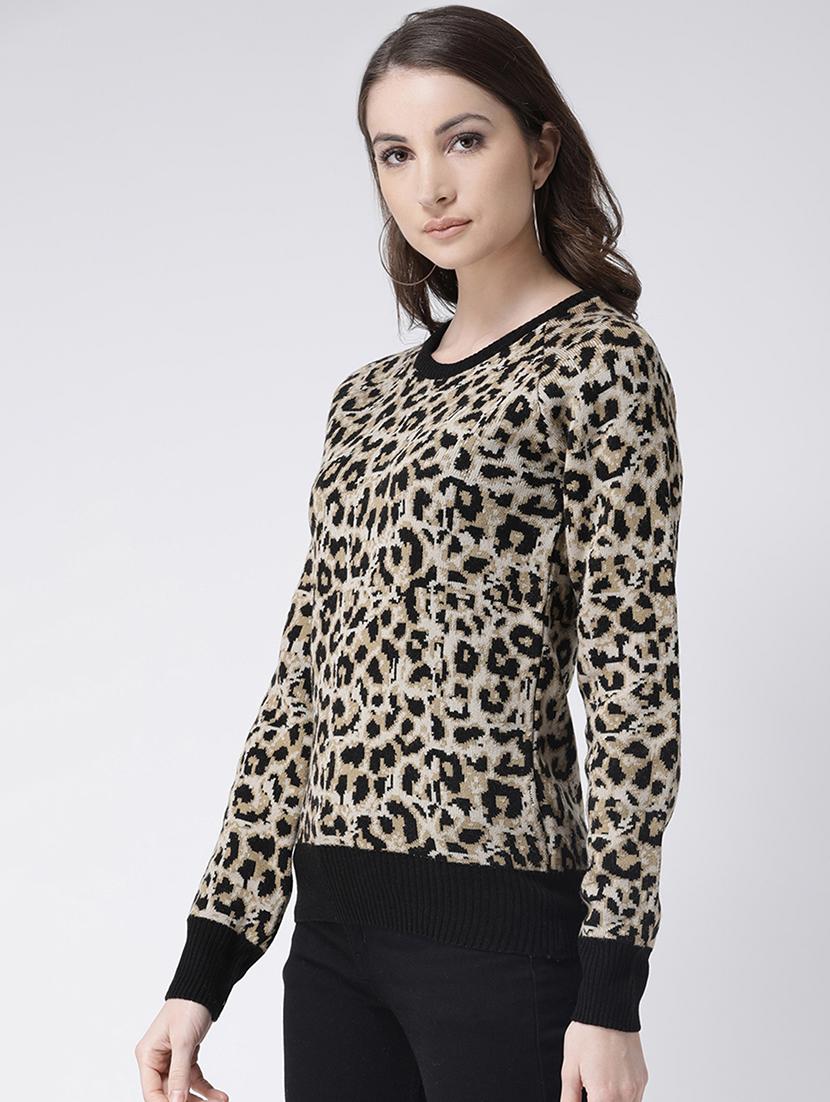 round neck animal pullover - 16657509 - Zoom Image - 3