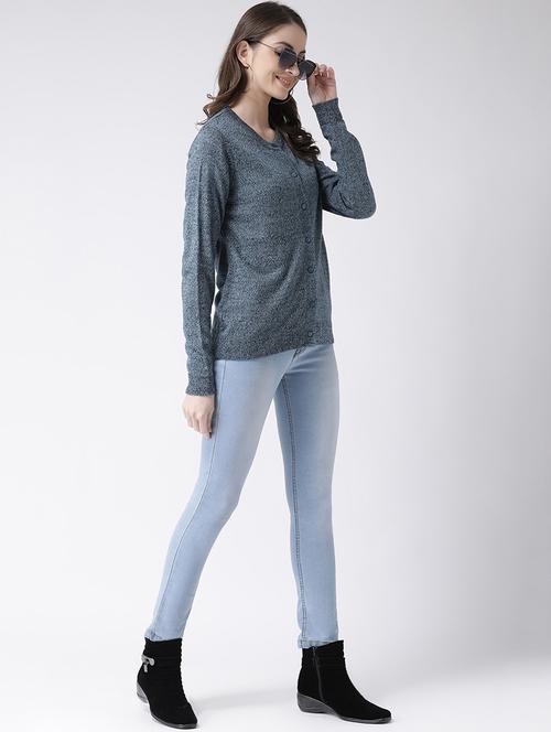 button up solid pullover - 16657513 - Standard Image - 1