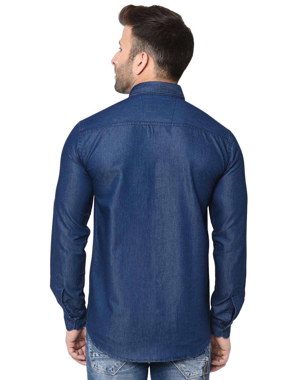 blue faded casual shirt - 16657565 - Zoom Image - 3