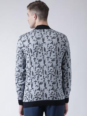 grey printed pullover - 16657688 - Standard Image - 3