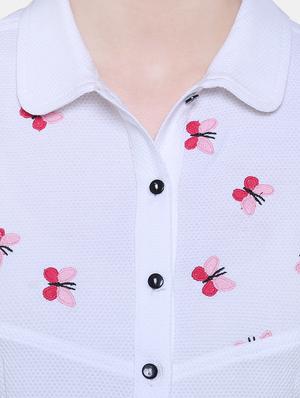 long sleeved embroidered detail shirt - 16658142 - Standard Image - 6