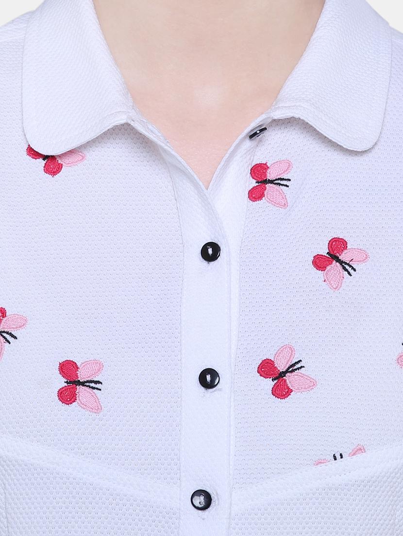 long sleeved embroidered detail shirt - 16658142 - Zoom Image - 6