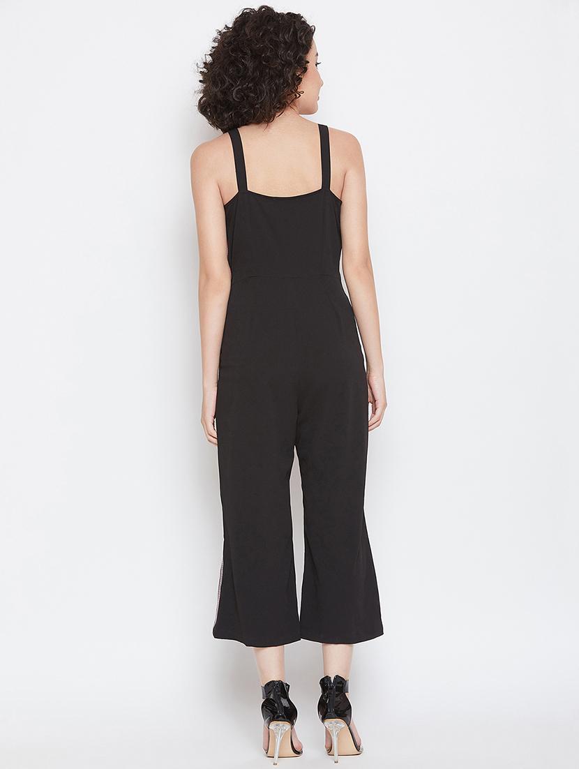 square neck side tapping jumpsuit - 16658305 - Zoom Image - 3