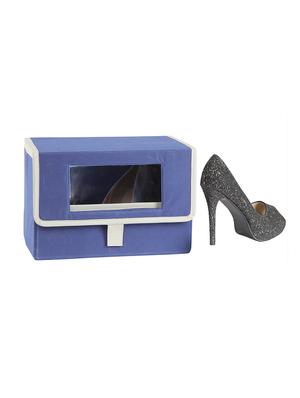 navy small shoe organiser - 16658696 - Standard Image - 3