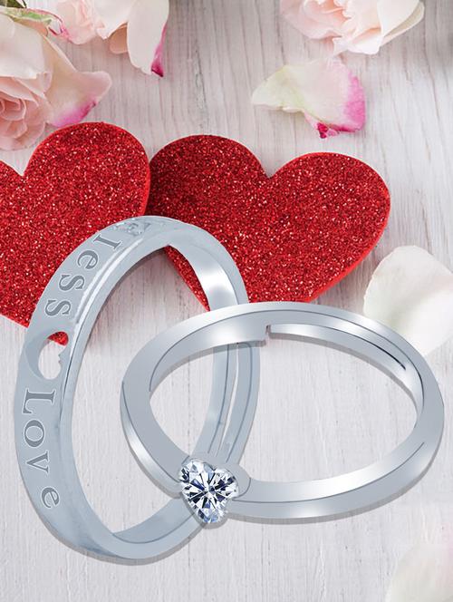 silver tone finger ring - 16658792 - Standard Image - 1