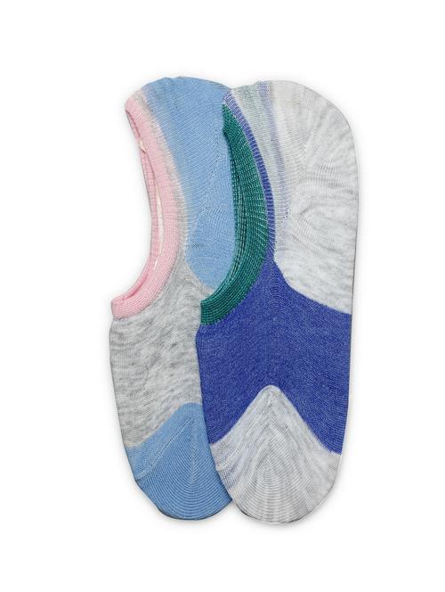 j style women's cotton and nylon pack of 2 socks - 16659626 - Standard Image - 1