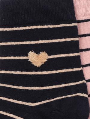 j style women's cotton and nylon pack of 2 socks - 16659707 - Standard Image - 3