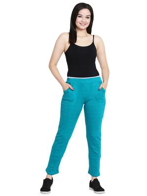 high rise solid track pant - 16659780 - Standard Image - 3