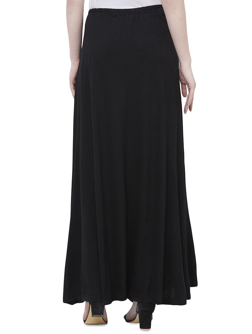 solid flared skirt - 16660297 - Zoom Image - 3