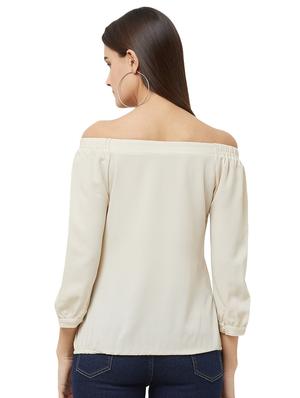 off shoulder floral top - 16660303 - Standard Image - 3