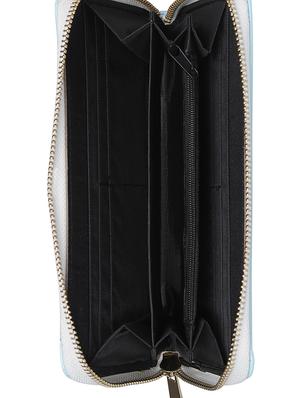blue leatherette (pu) regular purse - 16660344 - Standard Image - 3