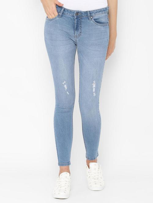 mid rise distressed jean - 16660968 - Standard Image - 1