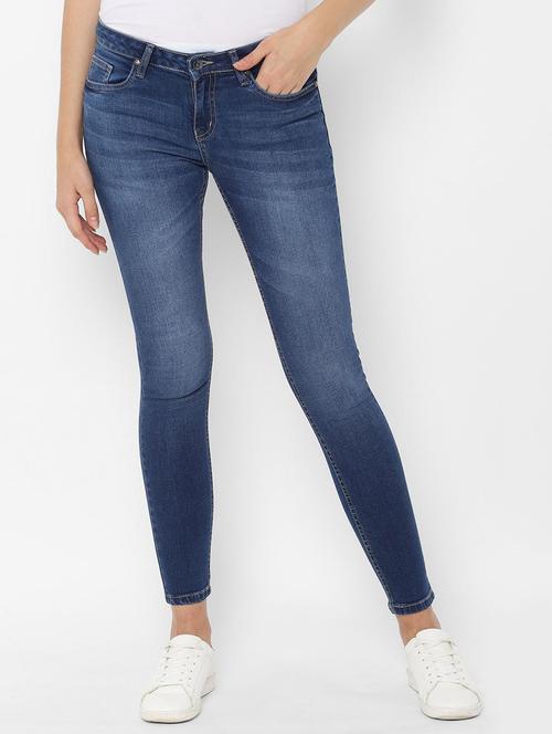 high rise stone wash jean - 16660970 - Standard Image - 1