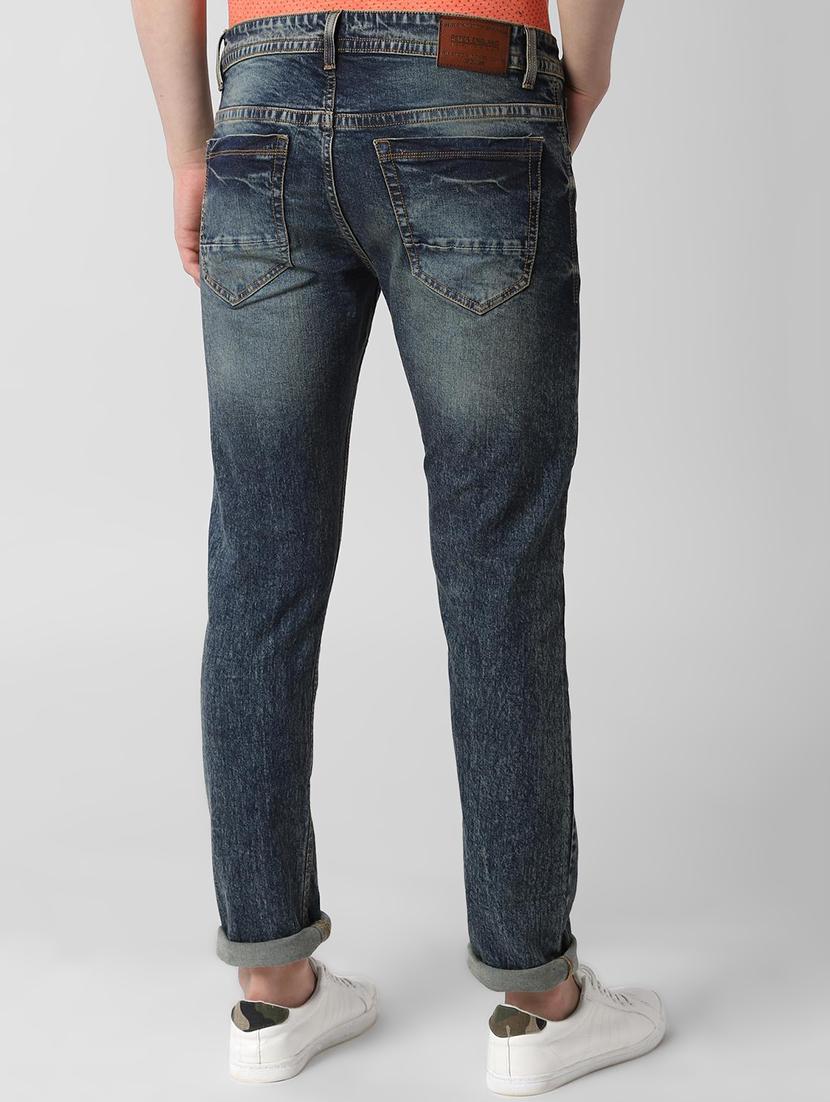 blue heavy washed denim jeans - 16660979 - Zoom Image - 3