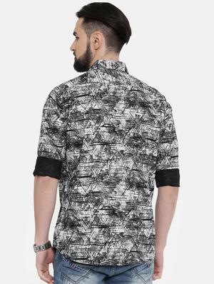 black printed casual shirt - 16661450 - Standard Image - 3