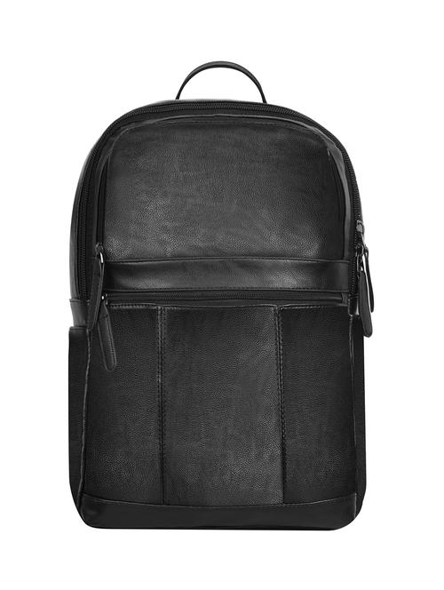 black leatherette backpack - 16661750 - Standard Image - 1