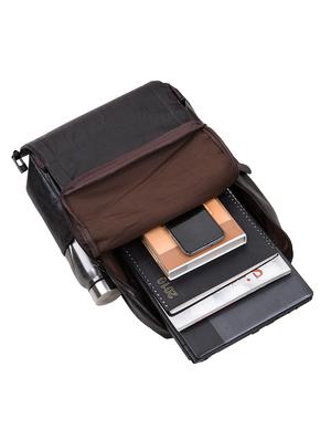 brown leatherette backpack - 16661753 - Standard Image - 3