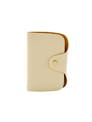 beige leatherette (pu) wallet - 16661874 - Standard Image - 6
