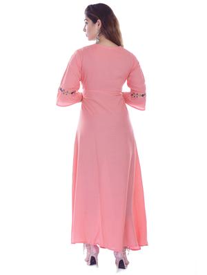 embroidered flared kurta - 16662120 - Standard Image - 3