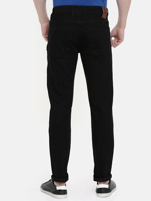 black solid plain jeans - 16662375 - Standard Image - 3