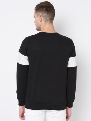 black color block sweatshirt - 16662732 - Standard Image - 3