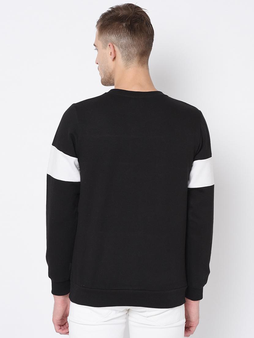black color block sweatshirt - 16662732 - Zoom Image - 3