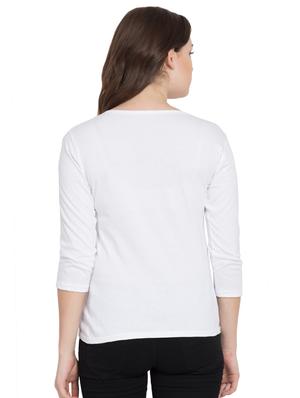 round neck solid tee - 16663947 - Standard Image - 3