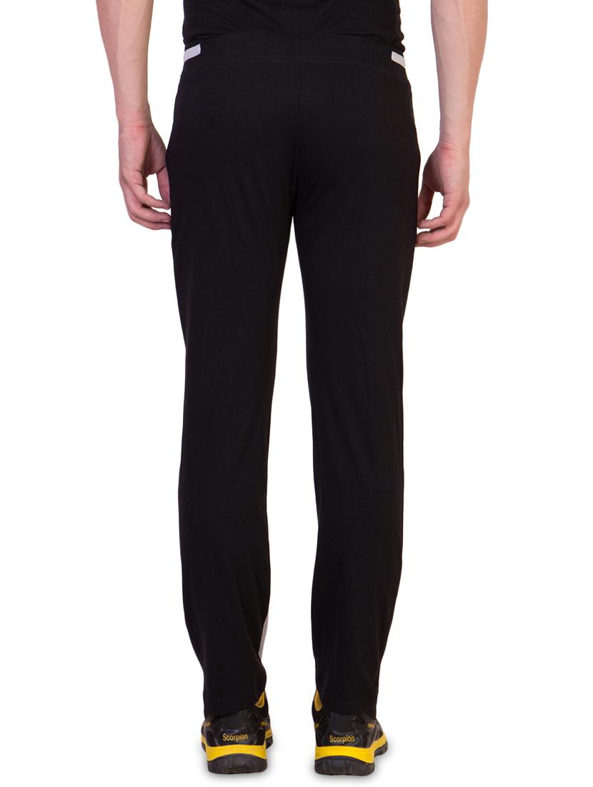 grey color block full length track pant - 16664682 - Zoom Image - 3