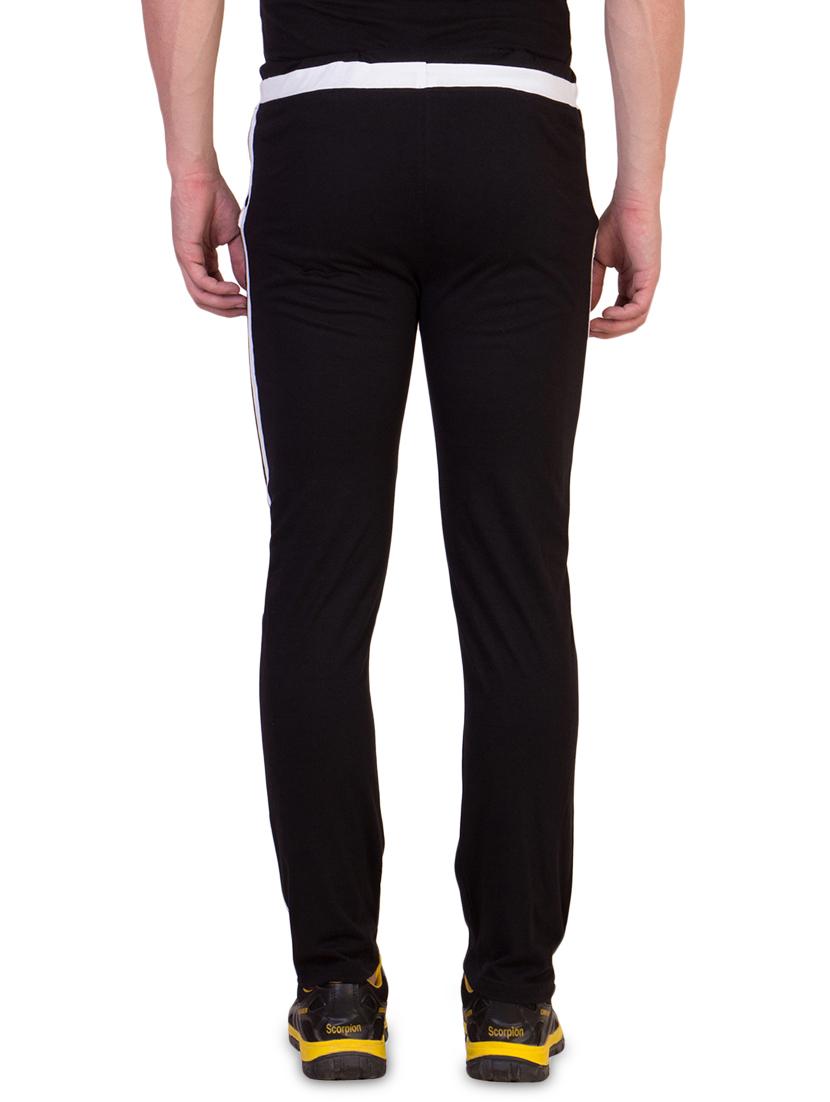 black side striped full length track pant - 16664686 - Zoom Image - 3