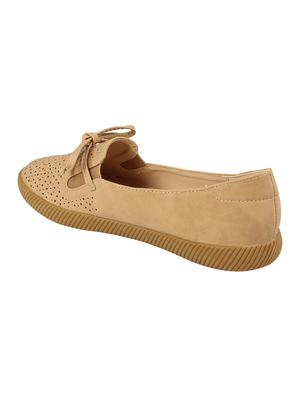 beige slip on casual shoes - 16665834 - Standard Image - 3