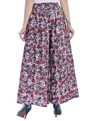 high rise floral palazzo - 16665927 - Standard Image - 3