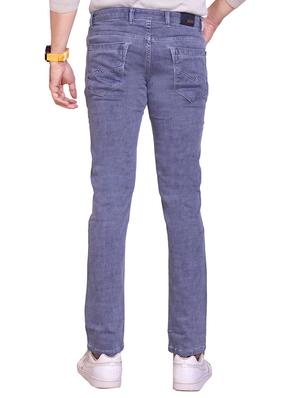 blue light washed denim jeans - 16666199 - Standard Image - 3