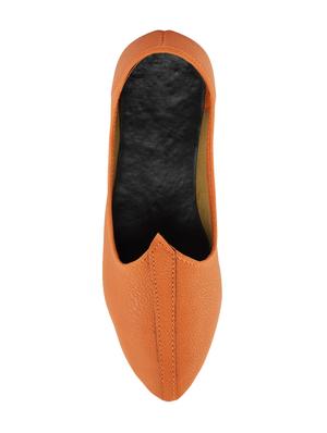 tan leatherette slip on jutis - 16666266 - Standard Image - 3