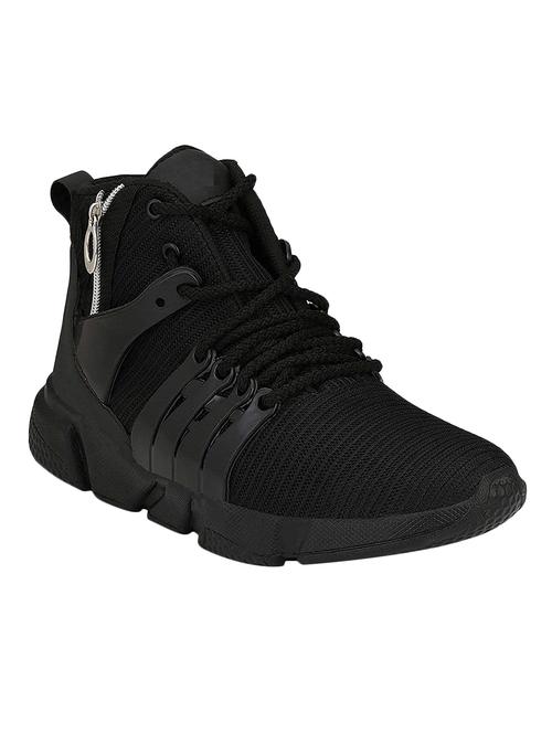 black mesh sport shoes - 16666317 - Standard Image - 1