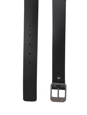 black leather belt - 16666684 - Standard Image - 3