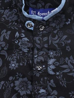 mandarin neck long sleeved kurta - 16666853 - Standard Image - 3