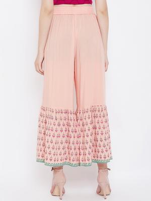 floral printed sharara - 16667012 - Standard Image - 3