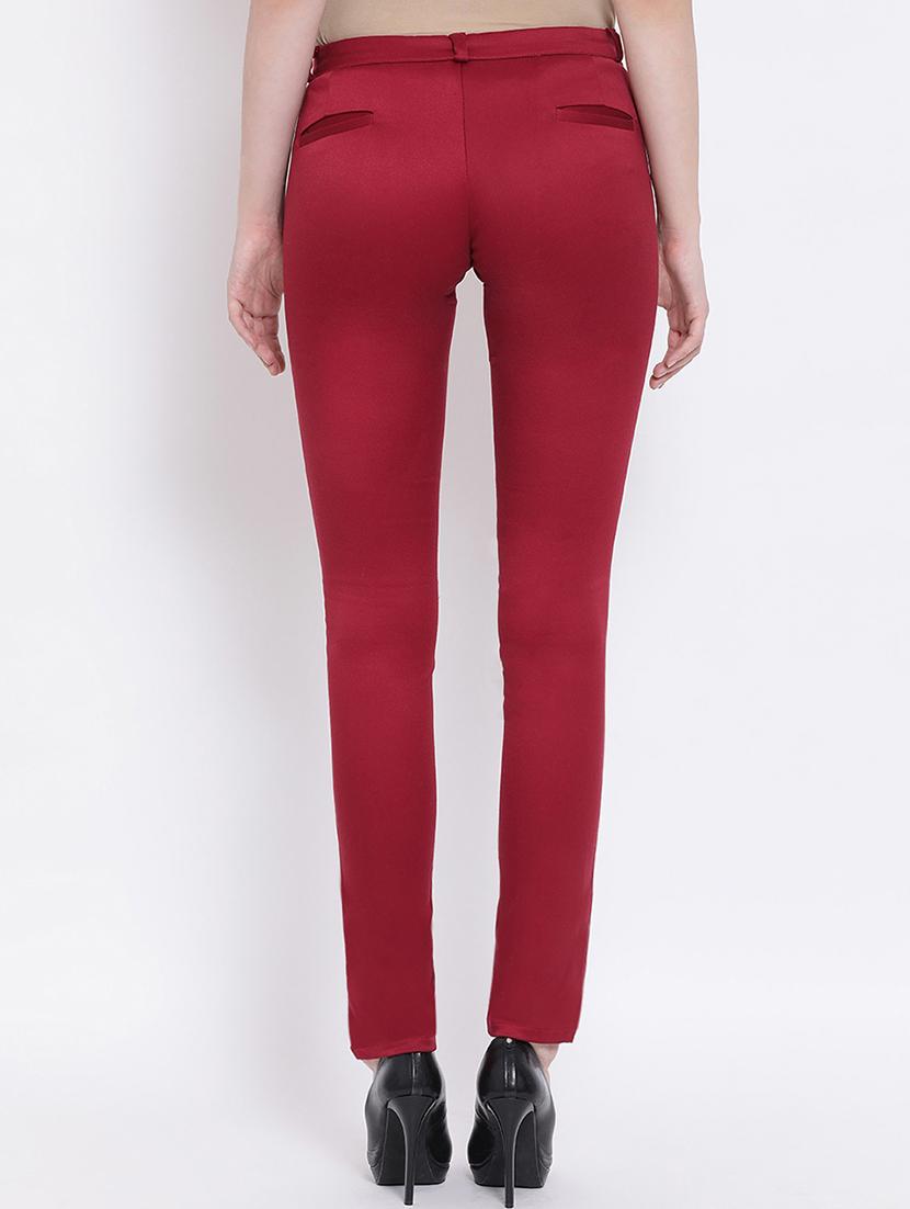 high rise flat front trouser - 16667275 - Zoom Image - 3