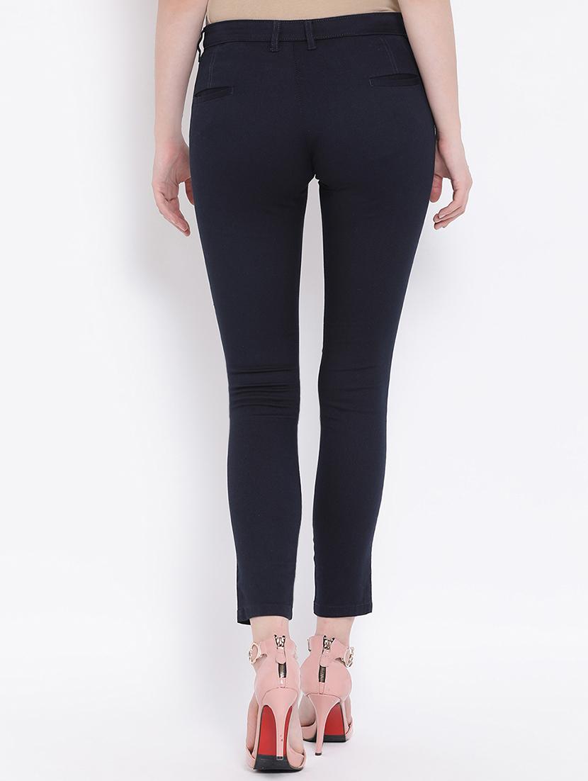 high rise flat front trouser - 16667277 - Zoom Image - 3