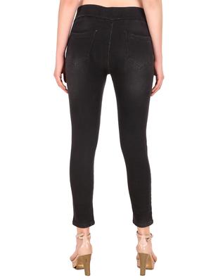 drawstring stone wash jegging - 16667401 - Standard Image - 3