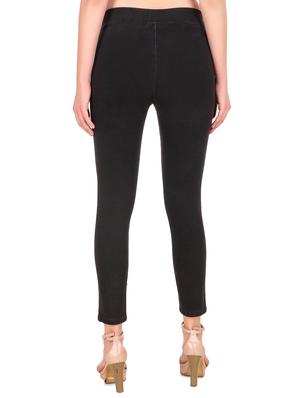 criss cross tie up denim jegging - 16667403 - Standard Image - 3