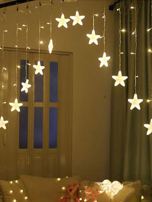 miniature led bulbs and star golden light - 16667704 - Standard Image - 1