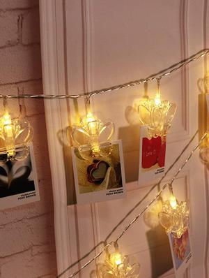 amazing butterfly shaped clippings lights - 16667728 - Standard Image - 3