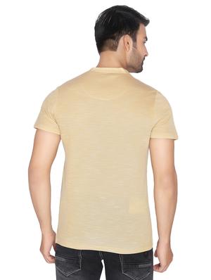 beige melange t-shirt - 16667770 - Standard Image - 3
